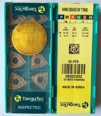 Taegutec WNMG 080408 EM TT9080 карбидные вставки WNMG080408EM TT9080