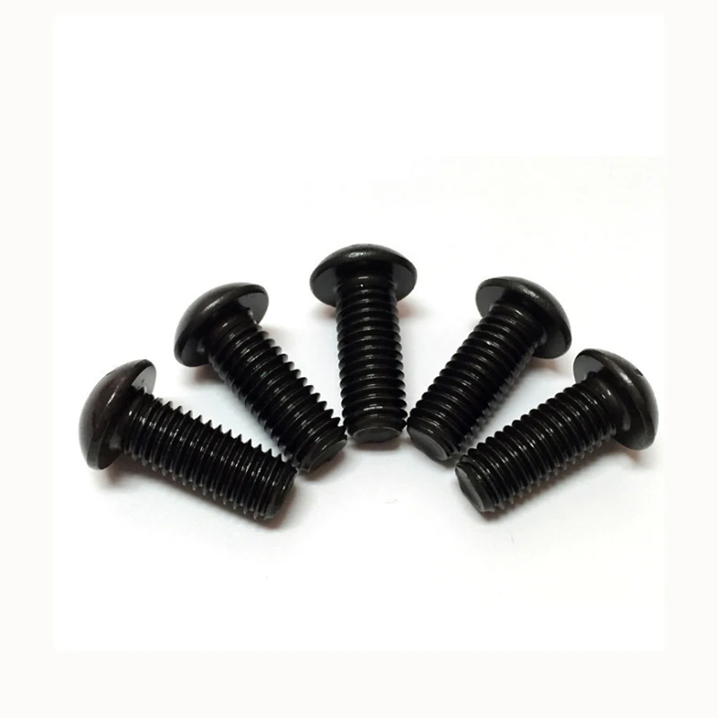 M3x12mm нить с полукруглой головкой с шестигранной головкой колпачковый винт с внутренним шестигранником болт 100 шт