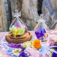 1 шт. ко Дню Святого Валентина микро-ландшафтное стекло ваза гербарий под стеклом прозрачная бутылка ручной работы OJ 2057