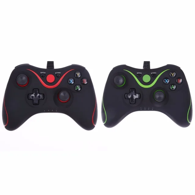 Special Price Red/Green USB Wired Game Controller Controle Gamepad For Microsoft Xbox One Controller Xone 
