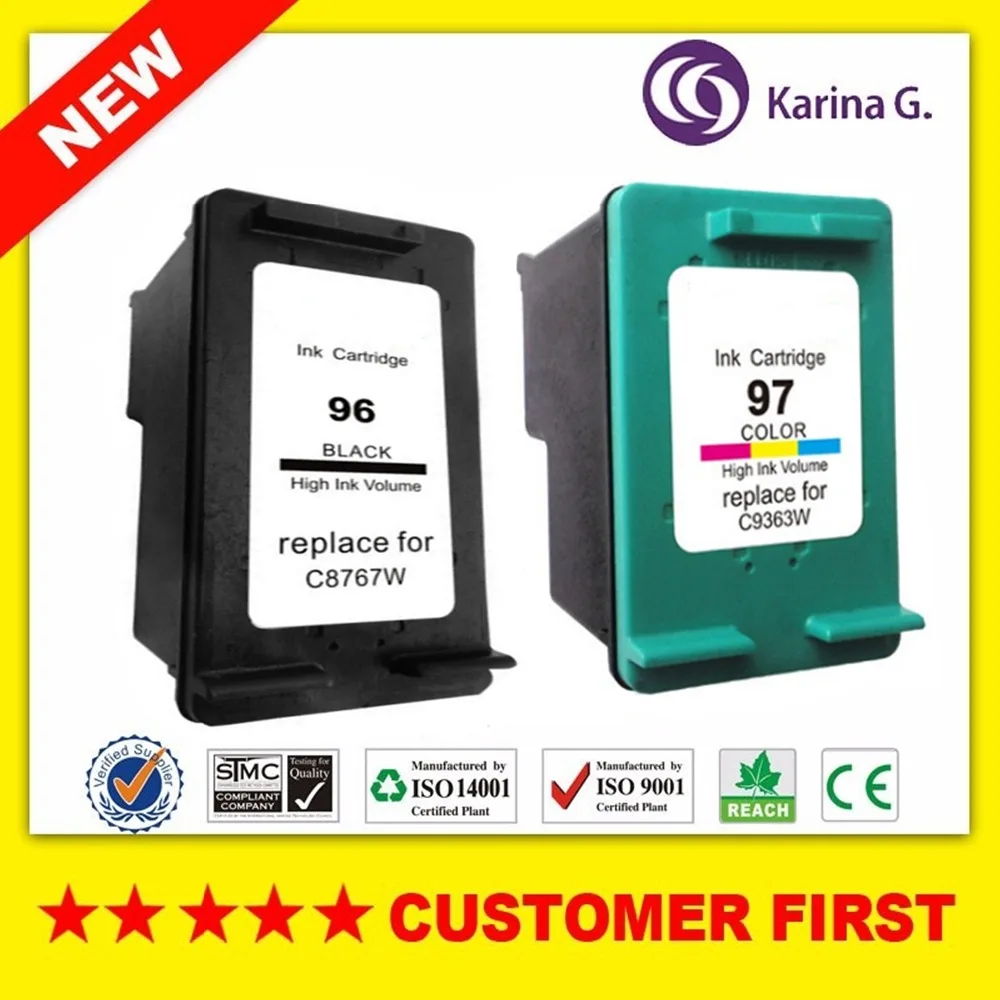1Set Ink Cartridges For HP 96 97 For hp96 hp97 Deskjet 5740 6540 6840