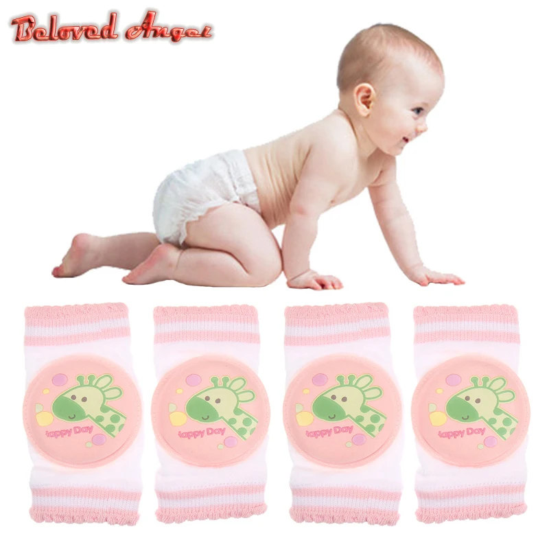 1 Pair Infant Toddler Knee Pads Anti Slip Crawling Safety Harnesses Leashes Anti Slip Crawling Accessory Baby Knees Protector