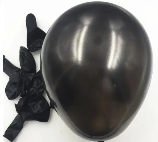black pearl balloon 1" Золотые латексные воздушные шары черные 30 40 50 60 70 лет с днем рождения украшения взрослых воздушные шары Cumpleanos Globos Balony - Цвет: black pearl balloon