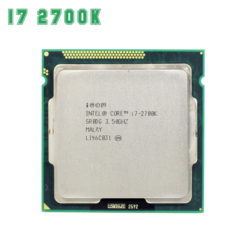 Процессор Intel Core i7 2700K 3 5 ГГц четырехъядерный LGA 1155 процессор SR0DG|cpu processor|intel core 2700kcore