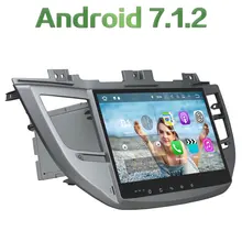 2 din Android 7.1.2 Quad core 10.1” 2GB RAM 16GB ROM GPS Navigation Car radio player bluetooth For Hyundai IX35 TUCSON 2015