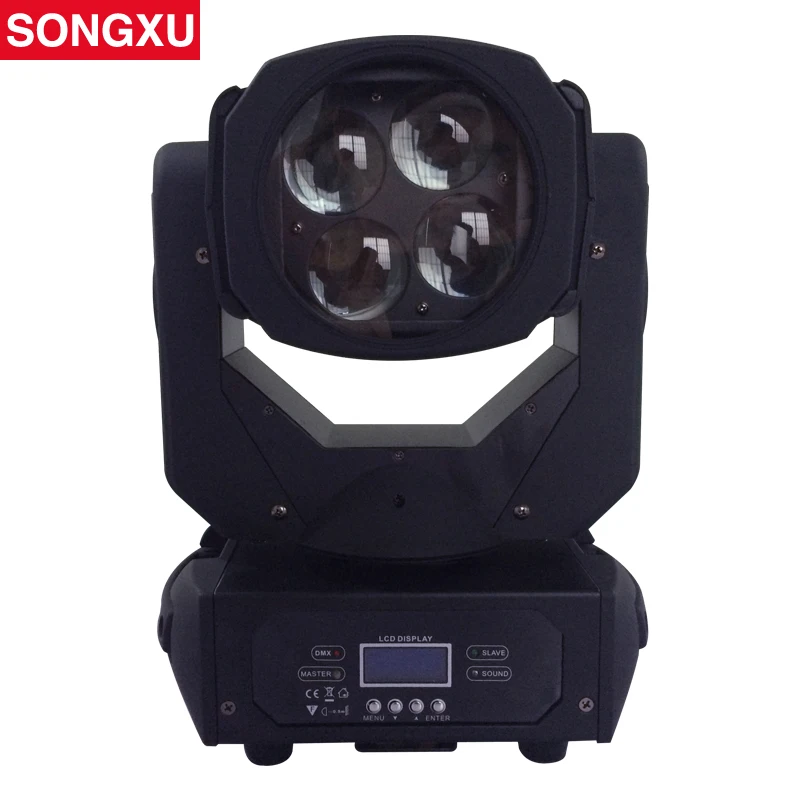 

SONGXU Newest 4x25W RGB Colorful 9/15CH 130W LED Super Beam Moving Head Light For Disco Nightclub DJ Bar/SX-MH0425
