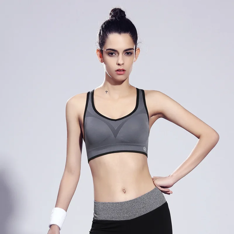 Женский Быстросохнущий амортизирующий профессиональный спортивный бюстгальтер