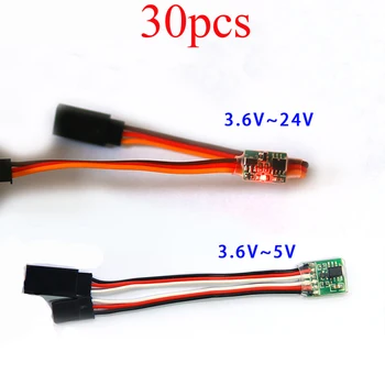 

30PCS Servo Reverser Rotation Inverter 3.6V-5V 3.6V-24V Forward Reversal for All Servo Steering Gear RC Drone Aircraft Parts