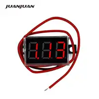 500 stks door dhl/fedex DC 4.5 v-30 v 2 draad 0.36 inch Rood Digitale Voltage Panel meter Voltmeter tester voor auto 20% OFF