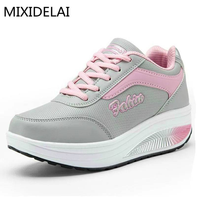 MIXIDELAI/ брендовая модная женская повседневная обувь; недорогая женская обувь на плоской подошве; дышащая повседневная обувь; Zapatillas; европейские размеры 35-40