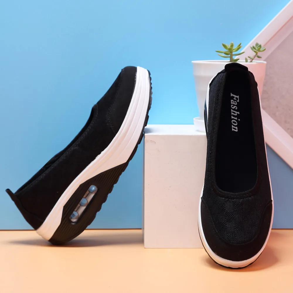 Женские кроссовки на платформе sommer schuhe damen повседневные спортивные из дышащей