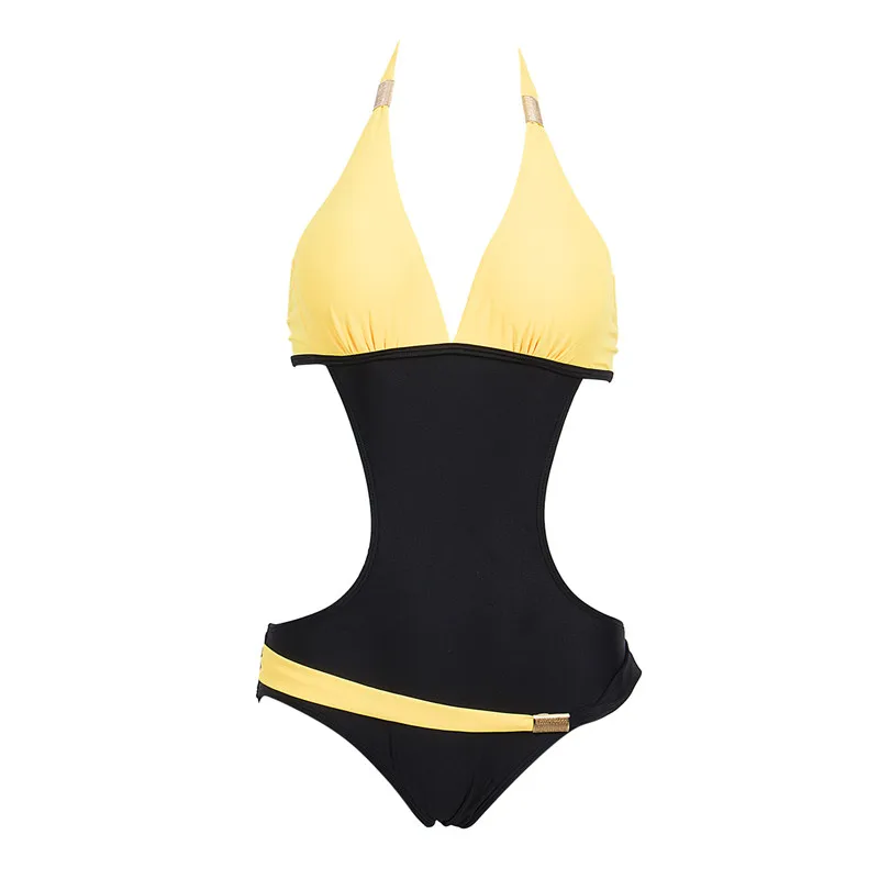 Слитный купальник летняя одежда для плавания пляжная одежда бандаж монокини купальник сексуальный женский купальный костюм женский боди купальный костюм - Цвет: As photo shows