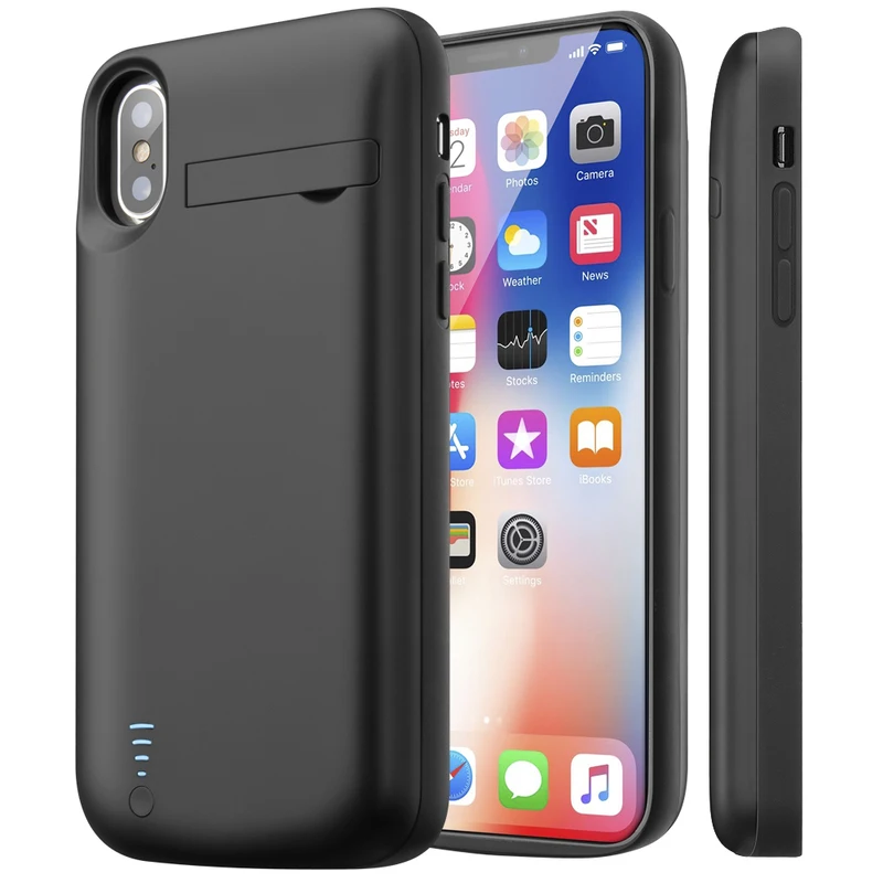 

High Capacity 5000mah Extended Battery Charger Case for iPhone X XS Xr Xs Max Power Battery Case Portable Full Protection