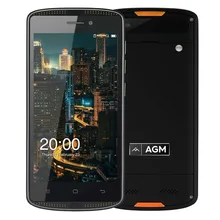 AGM X1 Mini IP68 Waterproof 4G Mobile Phone MSM8909 Quad Core 2GB+16GB 5.0 Inch IPS Android 6.0 8MP NFC OTG 4000mAh SmartPhone