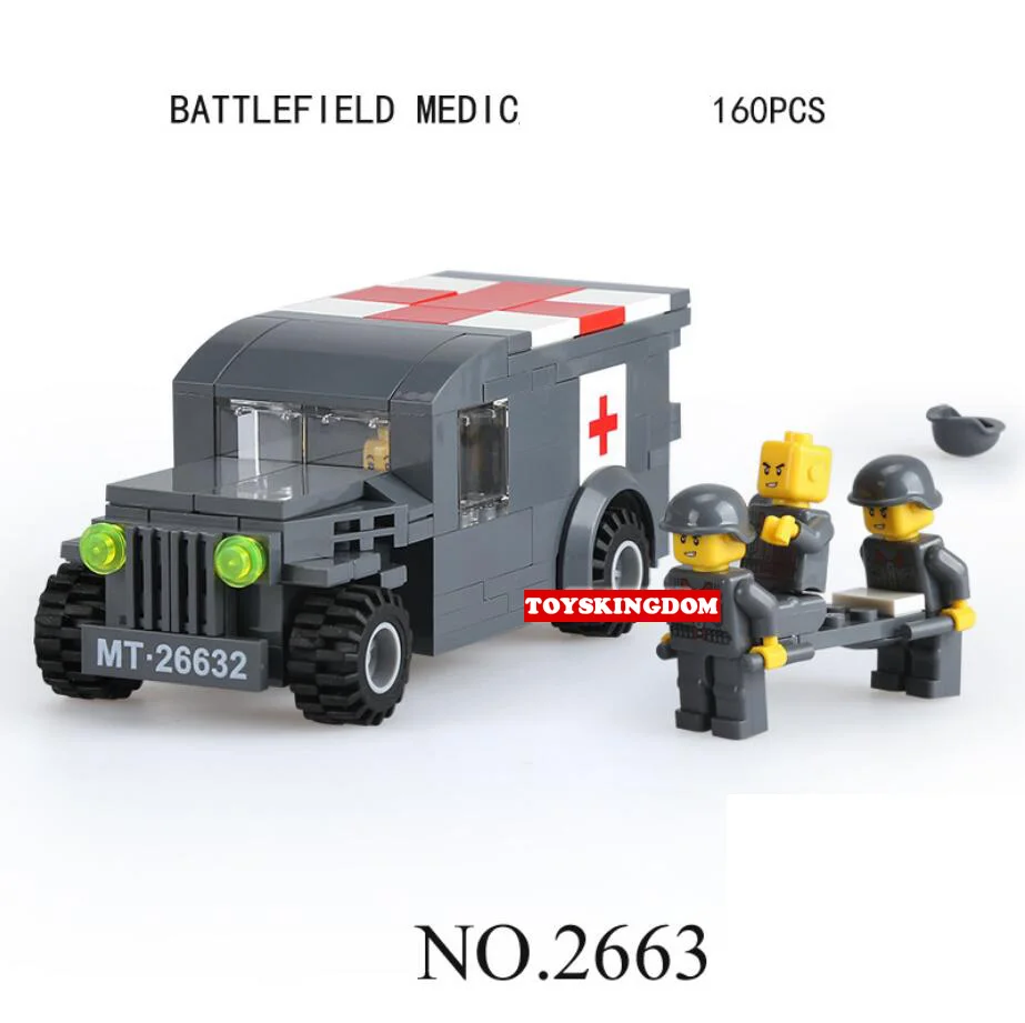 Современный военный battlefield metric minifigs строительный блок ww2, фигурки армейских сил, скорая помощь, батибрик, moc, кирпичные игрушки для мальчиков