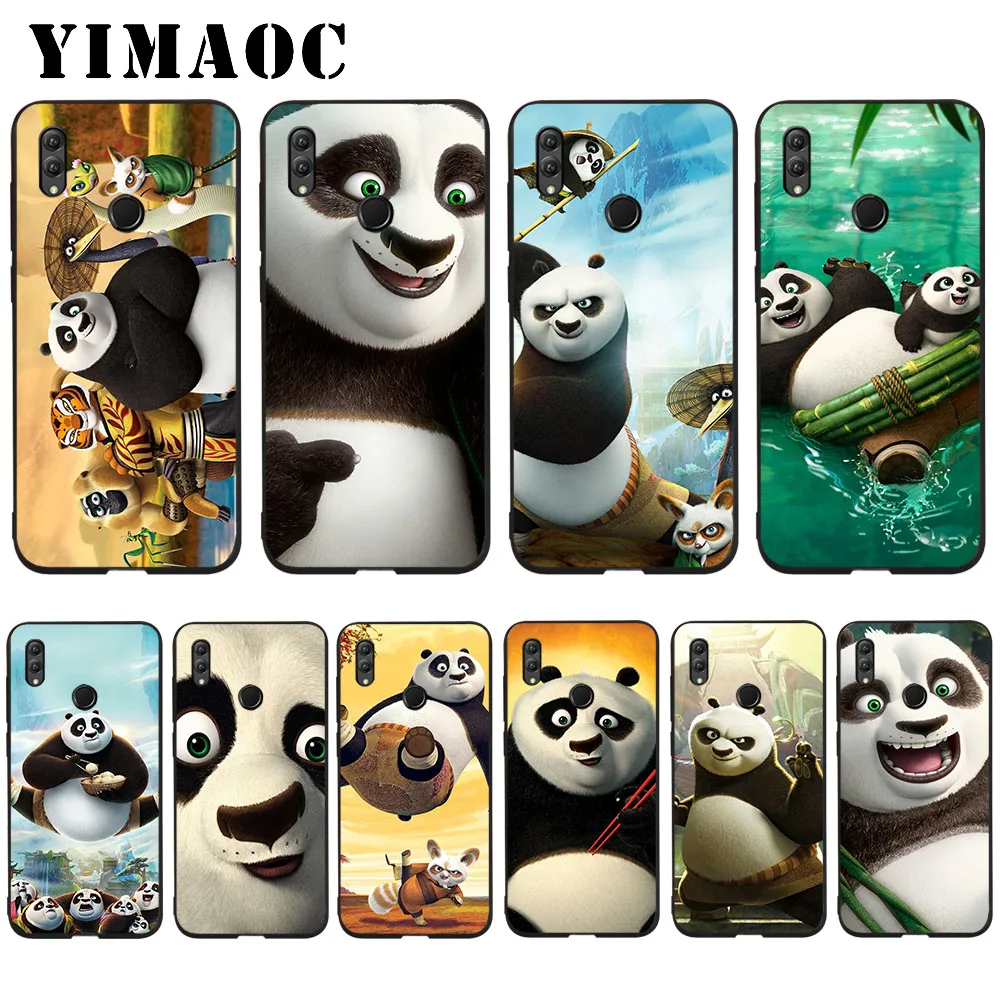 

YIMAOC Kung Fu Panda Soft Case for Huawei Honor Note 10 9 Lite 8C 8X 8 Lite 7X 7A 3GB Pro 7C 6A