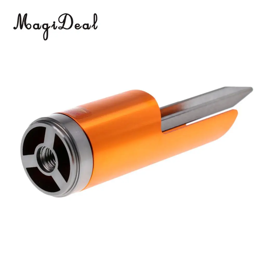 2Pcs Fishing Rod Pole Holder Aluminium Alloy Ground Support Stand Detachable Design Portable Baitcaster Casting Spinning Fishing