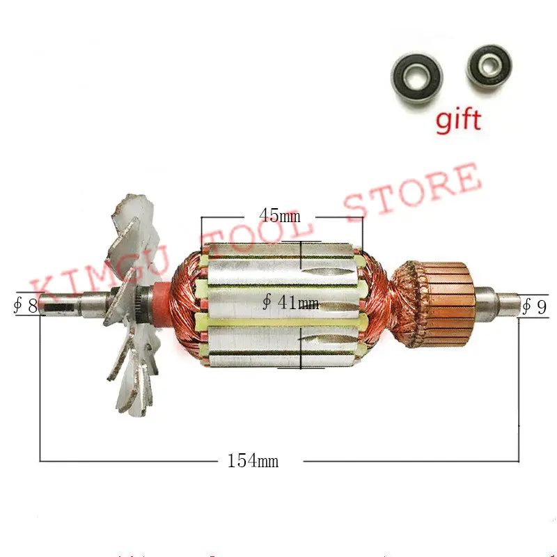 motor Armature Engine rotor AC220 240V Replacement for HITACHI CM4SA