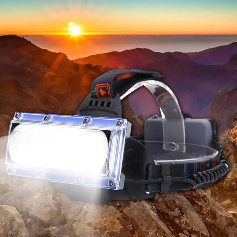 

30W LED COB USB Rechargeable 18650 Headlamp Headlight Waterproof Fishing Torch Flashlight for Outdoor Camping Hunting Climbing