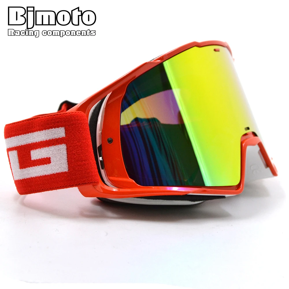 BJMOTO Oculos Off road Motocross Goggles Glasses Sunglass Snow Ski Face Mask Sport Racing Cycling Motor MX Helmet Goggle 