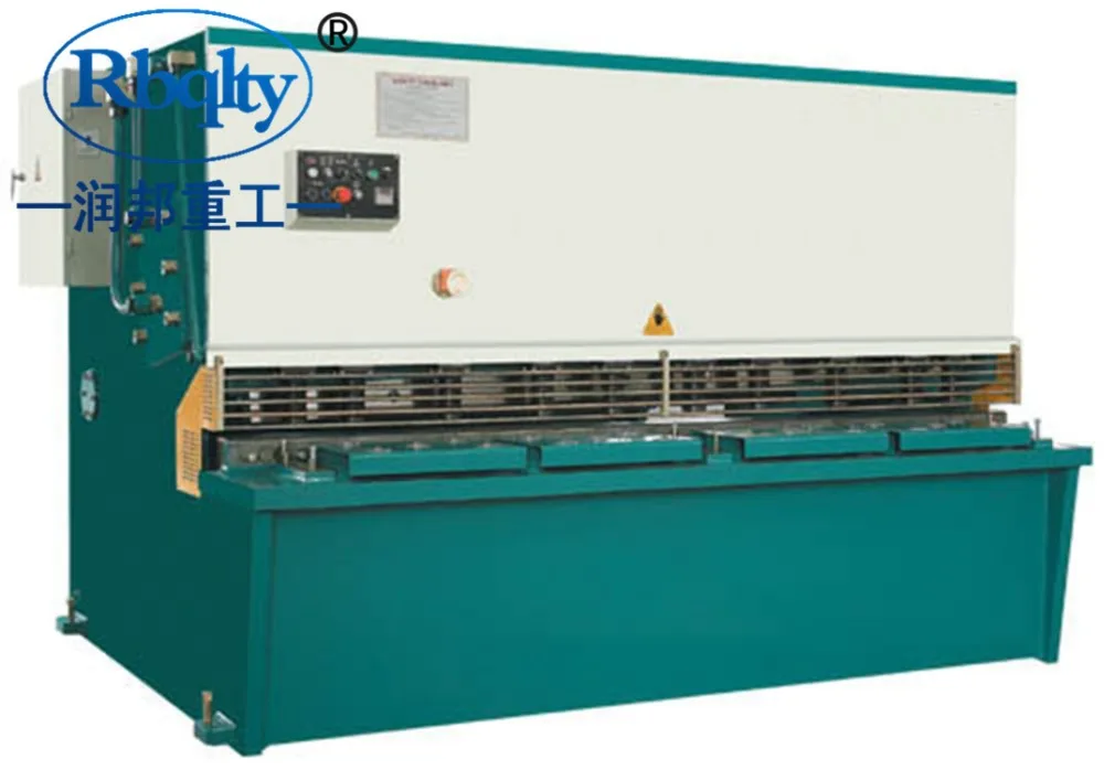 

4mm 6 meters metal sheet hydraulic swing type shearing machine