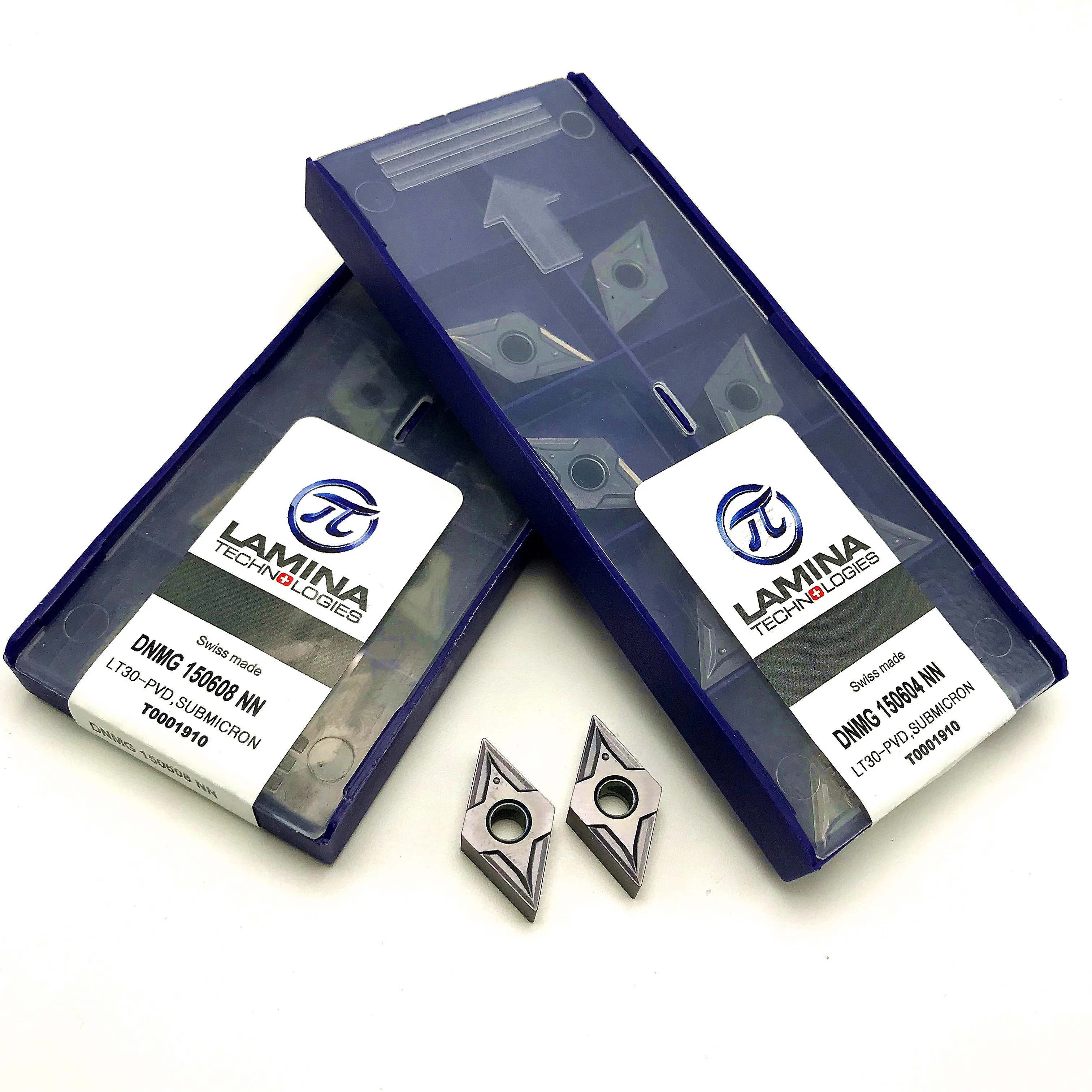 

20PCS DNMG150604 NN LT30 External Round Car Blade Carbide Insert CNC Blade Carbide Insert Machining Center