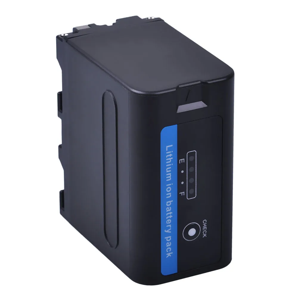 Günstige 4x7200 mah NP F970 NP F970 Power Display Batterie + Ultra Schnelle 3X schneller LCD Dual Ladegerät für SONY f930 F950 F770 F570 CCD RV100