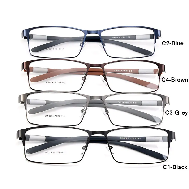 Men's Eyeglasses Titanium Alloy Legs IP Electroplating Y028