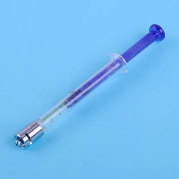 

LETAOSK 1ml Glass High Quality Luer Lock Tip Syringe Injector Lab Sampler Standard Diameter Caliber Precision
