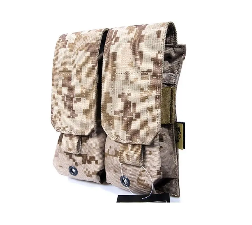 

In stock FLYYE genuine MOLLE waterproof nylon Double dual cartridge ammunition M4/M16 Mag Pouch Military CORDURA FY-PH-M002