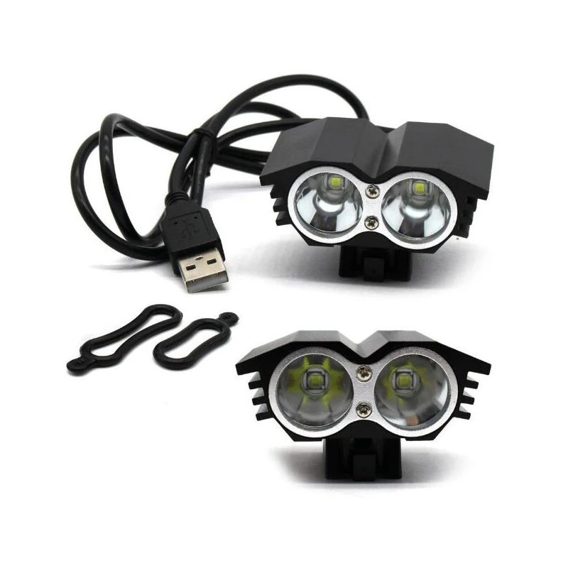 Светодиодный фонарь luces bicicleta USB 5000lm XM L T6 L2 светодиодный светильник Bycycle налобный