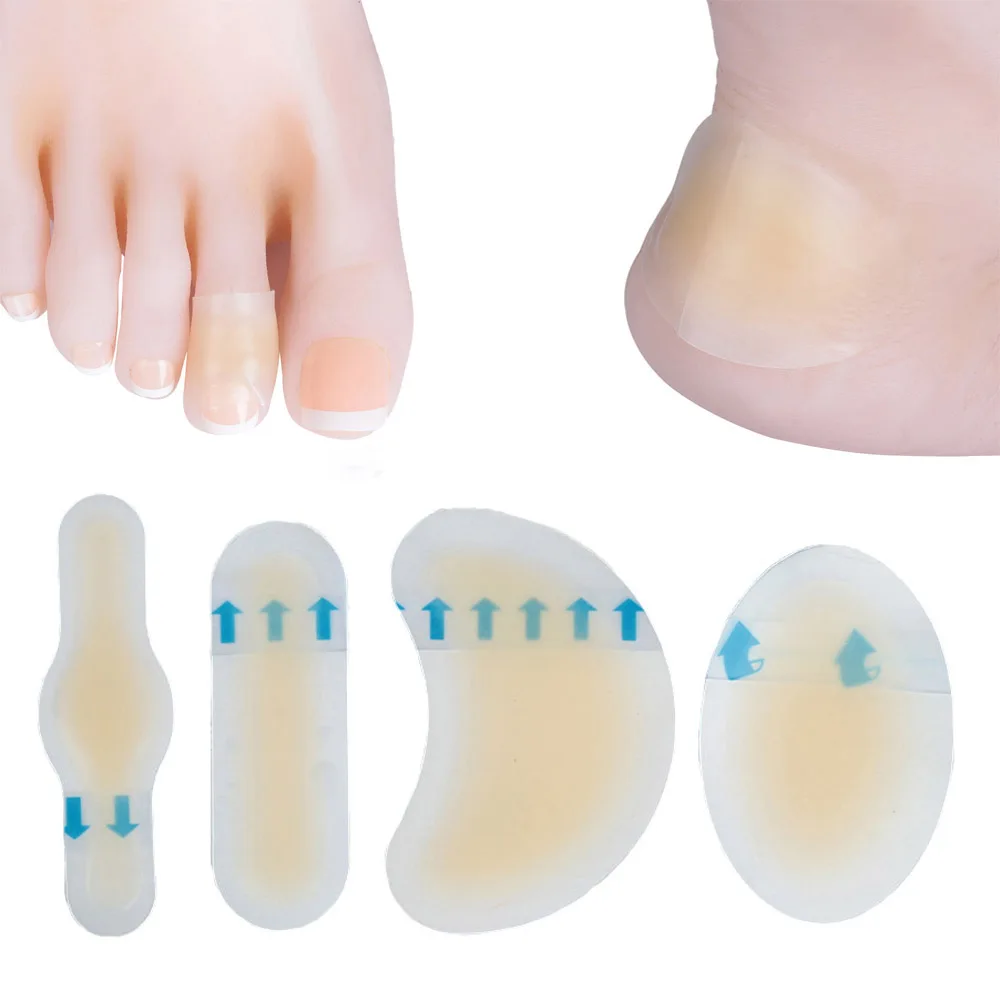 

1Pair Adhesive Hydrocolloid Gel Blister Plaster Anti-wearing Heel Sticker Pedicure Patch Pad Foot Care Tools Sticker Protector