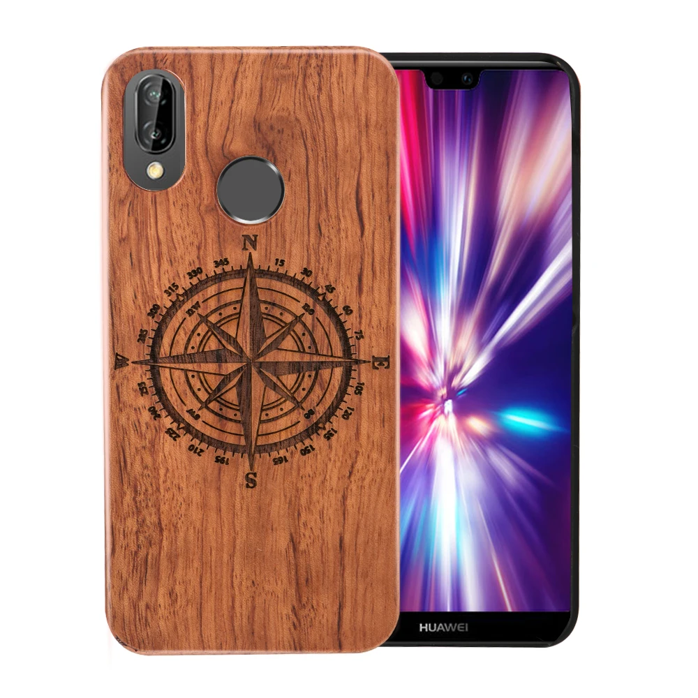 Чехол из натурального дерева+ PC для huawei P30 Pro P20 P10 P9 Plus mate 10 Pro Oneplus 6T 6 5T 5 чехол для телефона