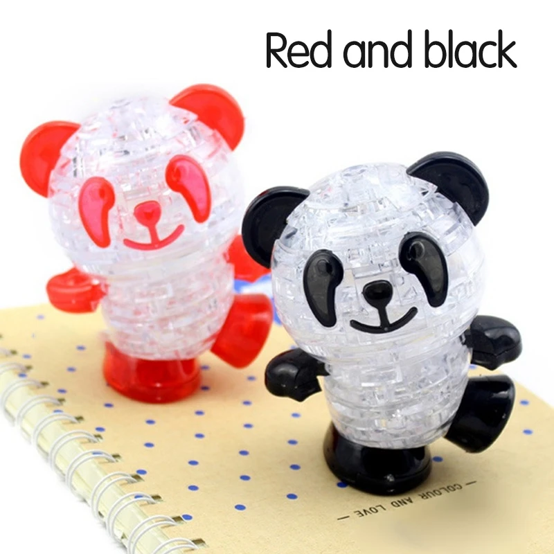 Diy головоломка, украшение, мебель, развивающие игрушки, 3D панда, светящаяся игрушка для моделирования, игрушки для детей и взрослых, головоломка