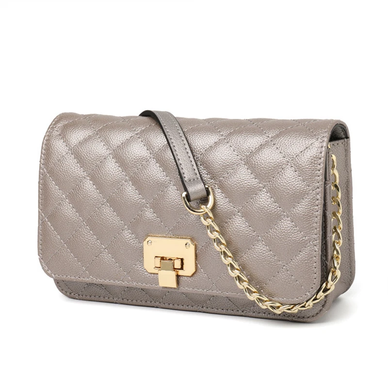 

100%Genuine leather Bags for Women 2019 Fashion Female Luxury Handbags Women Bags Designer Chain Crossbody Bag Bolsas Feminina