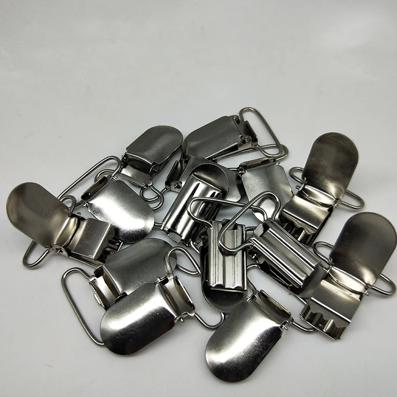 Metal Pacifier Suspender Clip Garment Clip Craft for Bib Toy Holder Clothes Sewing Accessory 12 pcs/50 pcs/100 pcs sewing accessories sewing clips garment clips clothes clips wooden craft clips baby pacifier clips