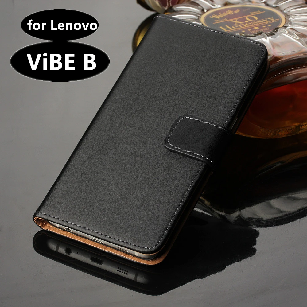 Роскошный кожаный чехол книжка премиум класса Vibe B кошелек для Lenovo VIBE 4 5 дюйма
