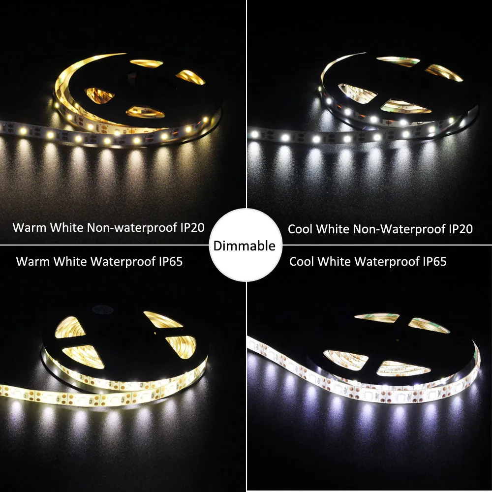 LED Strip Remote Battery Powered Strip Light Dimmable DC 5V LED Tape Battery Operated Stripe Waterproof 4AA with 11 Keys Remote