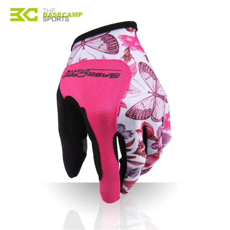 

BASECAMP Women Bicycle Gloves Touch Screen Non-Slip Breathable Full Finger Cycling Gloves For Spring & Summer Cycling equipment