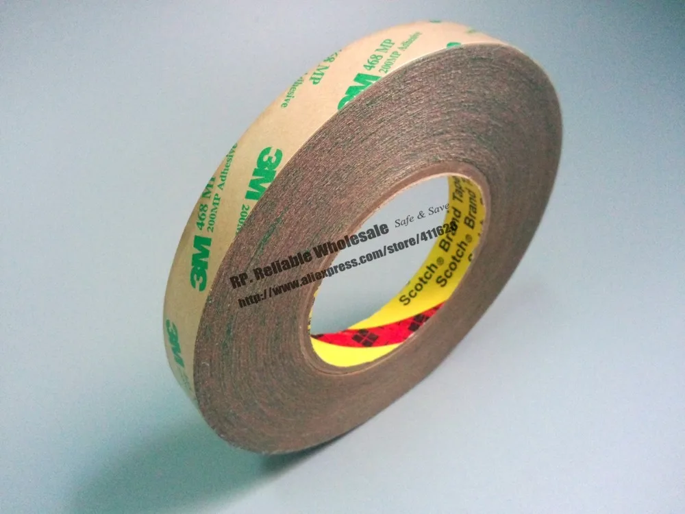 55 метров/рулон 3 м 468MP 200MP прозрачная Двухсторонняя клейкая лента|adhesive tape