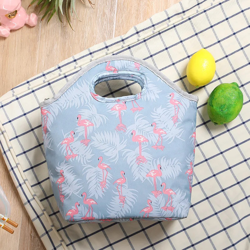 Новая мода большая емкость водонепроницаемые нейлоновые сумки для обеда Женская Студенческая коробка для завтрака Термосумка офисная школьная сумка для пикника сумки-холодильники Bolso