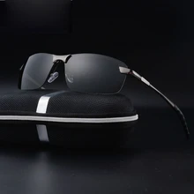 Aluminum Magnesium Sunglasses Polarized Men Coating Mirror Driving Sun Glasses oculos Male Square Eyewear Accessories