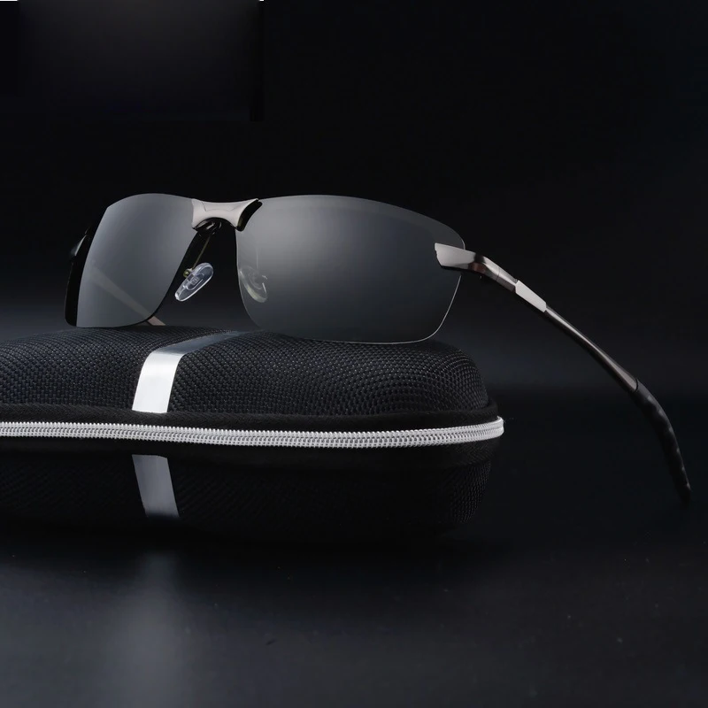 Aluminum Magnesium font b Sunglasses b font Polarized Men Coating Mirror Driving Sun Glasses oculos Male