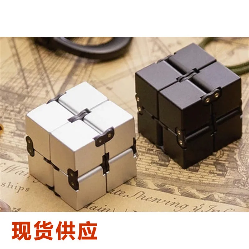 

Infinite Cube Fidget Spinner Top Cube Toy EDC Hand Spinner For Autism and ADHD Anti Stress Kids Youths Adults Gift