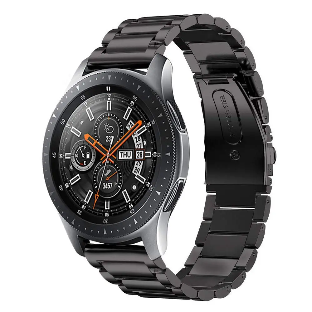 22 мм Нержавеющая сталь часы полосы для samsung Galaxy часы 46 мм браслет ремешок для samsung Шестерни S3 классические/S3 Frontier Sport Band