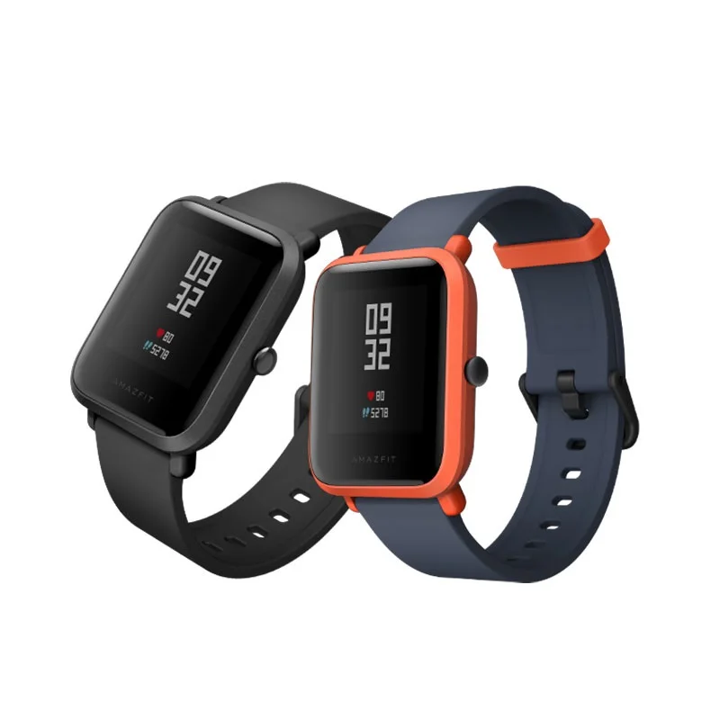 Смарт часы Amazfit Bip спортивные gps компас пульсометр mi Fit IP68 водонепроницаемые для