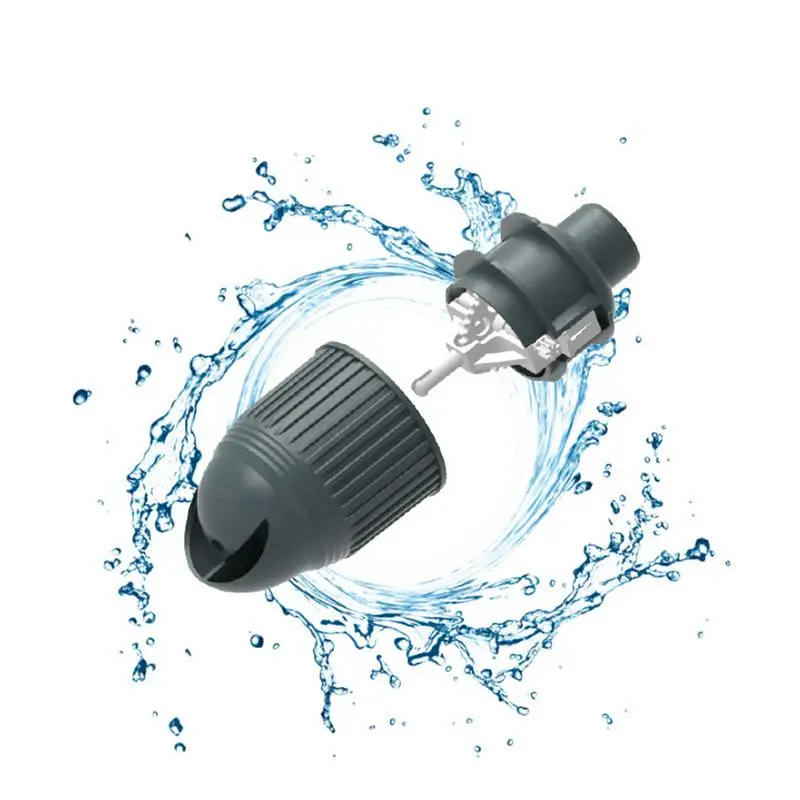 Волновой производитель Вращающаяся головка насоса аксессуар инструмент полностью разбирается в автоматическом вращении и волне для аквариума пруд - Цвет: Gray