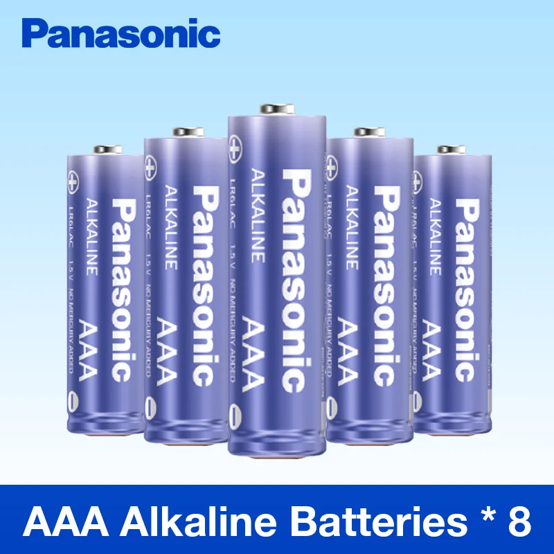 Panasonic щелочные батареи 8 шт./лот aaa батарея для игрушек пульт дистанционного управления камеры 1,5 v Фирменная батарея