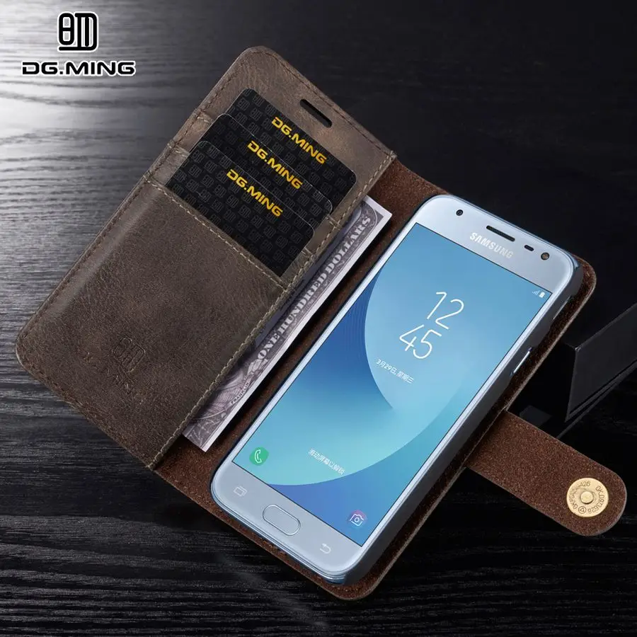 DG MING de la sFor Fundas Samsung Galaxy J7 2017 Coque Samsung J7 2017 J730 Flip cartera casos de teléfono