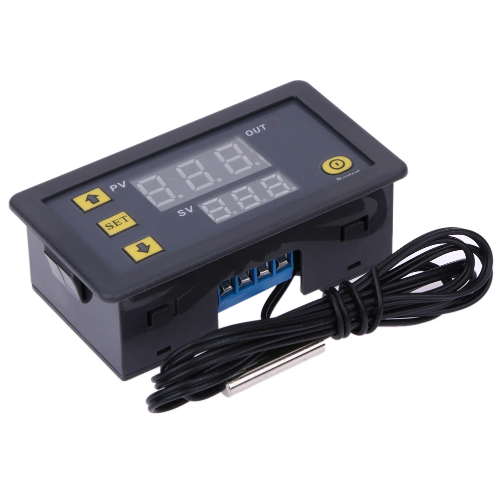 

DC12V -55-120 Degree Digital Temperature Controller Thermostat Temperature Control Red And Blue Display TH4